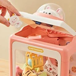 Harilla Small Claw Machine ,Kids Arcade Claw Machine , Pink -Folkmanis Toys Shop 411VhV0ZFcL