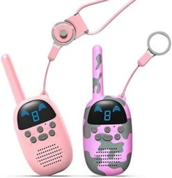 Kids Toys For 3-12 Year Old Boys Girls CONNECOM FRS Walkie Talkies For Kids Best Gifts For Boys And Girls Walkie Talky Radios For Children Two Way Radio Pair For Outside Adventure, Hiking, Camping -Folkmanis Toys Shop 411lVDFO9QL. AC