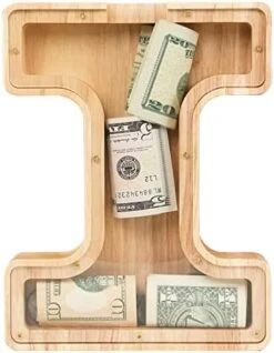 WOOD CITY Letter Piggy Bank For Adults Boys Girls Kids, Wooden 9 Inch Large Personalized Bills And Coins Bank Money Box, Customized Name DIY Creative Gift For Real-Money, Alphabet Decorations (B) 29 WOOD CITY Letter Piggy Bank For Adults Boys Girls Kids, Wooden 9 Inch Large Personalized Bills And Coins Bank Money Box, Customized Name DIY Creative Gift For Real-Money, Alphabet Decorations (B) -Folkmanis Toys Shop 411nzMmUehL. AC