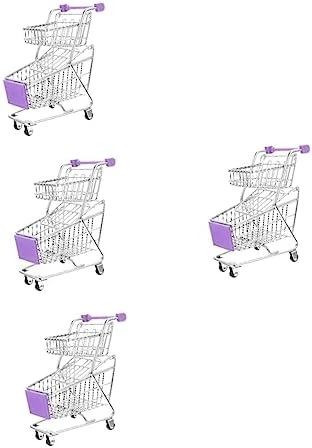 Tofficu 3pcs Mini Shopping Cart Mini Dollhouse Dolls Accessories Plastic Wagon Metal Shopping Cart For Small Supermarket Cart Miniature Supermarket Cart Storage Trolley Shelf 14 Tofficu 3pcs Mini Shopping Cart Mini Dollhouse Dolls Accessories Plastic Wagon Metal Shopping Cart For Small Supermarket Cart Miniature Supermarket Cart Storage Trolley Shelf - Image 12
