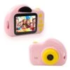 Surfouma Kids Camera For Age 3-10 Kids Girls Gift For Christmas 1080P HD Digital Video Children Camera Birthday New Years Portable Toys Toddler Photo With Games For 3 4 5 6 7 8 9 10 Year Old Pink -Folkmanis Toys Shop 412BT2oe8yL