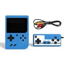 Portable Handheld Game Console Retro Game Console With 400 Classical Games 1020mAh Rechargeable Battery Support For Connecting TV And Two Players-A -Folkmanis Toys Shop 412Bf2MVOqL
