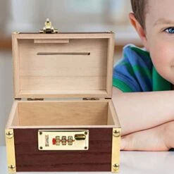 Zerodeko Vintage Decor Vintage Wooden Treasure Box With Code Lock Pirate Chest Retro Jewelry Gift Case Natural Wood Money Piggy Bank Antique Keepsake Organizer Toys Holder Home Decor 11 Zerodeko Vintage Decor Vintage Wooden Treasure Box With Code Lock Pirate Chest Retro Jewelry Gift Case Natural Wood Money Piggy Bank Antique Keepsake Organizer Toys Holder Home Decor -Folkmanis Toys Shop 412LtX674CL