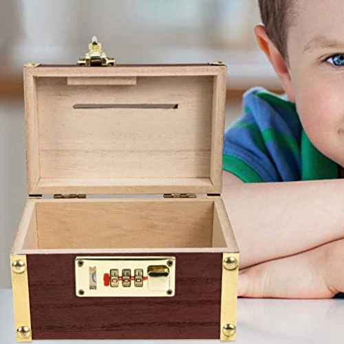 Zerodeko Vintage Decor Vintage Wooden Treasure Box With Code Lock Pirate Chest Retro Jewelry Gift Case Natural Wood Money Piggy Bank Antique Keepsake Organizer Toys Holder Home Decor 6 Zerodeko Vintage Decor Vintage Wooden Treasure Box With Code Lock Pirate Chest Retro Jewelry Gift Case Natural Wood Money Piggy Bank Antique Keepsake Organizer Toys Holder Home Decor - Image 4