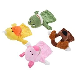 Animal Hand Puppets, Short Plush, PP Cotton, 4pcs Hand Puppets Interactive Toy For The Hands Of Adults And Children