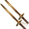 Adventure Awaits! - Unpainted Wooden Toy Sword With Burnt Look - Set Of Two - For Outdoor Play 1 Adventure Awaits! - Unpainted Wooden Toy Sword With Burnt Look - Set Of Two - For Outdoor Play -Folkmanis Toys Shop 412SyRMAz4L