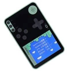 Retro Handheld Games Console, 500 Classic Popular Games, 2.4In HD Color Screen, Ultra Slim Card Gaming Player, Portable Arcade Game Machine, Gifts For Boys Girls (Green) 15 Retro Handheld Games Console, 500 Classic Popular Games, 2.4In HD Color Screen, Ultra Slim Card Gaming Player, Portable Arcade Game Machine, Gifts For Boys Girls (Green) -Folkmanis Toys Shop 412hySS3IyL