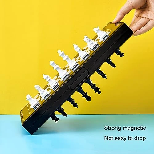 Chess Magnetic Chess With 2 Chess Pieces Storage Boxes Table Game For Kids And Adults, Educational Toy Chess Set For Kids Gifts Portable Travel Chess 4 Chess Magnetic Chess With 2 Chess Pieces Storage Boxes Table Game For Kids And Adults, Educational Toy Chess Set For Kids Gifts Portable Travel Chess - Image 2