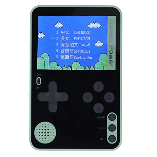 Retro Handheld Games Console, 500 Classic Popular Games, 2.4In HD Color Screen, Ultra Slim Card Gaming Player, Portable Arcade Game Machine, Gifts For Boys Girls (Green) 3 Retro Handheld Games Console, 500 Classic Popular Games, 2.4In HD Color Screen, Ultra Slim Card Gaming Player, Portable Arcade Game Machine, Gifts For Boys Girls (Green)