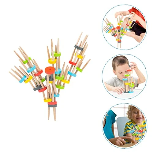 SAFIGLE Stacking Toy 4 Sets Training Balancing Game Parent-Child Chair Blocks Favors Party Night Stacking Chairs Games Girl Family Children Kids Multiplayer Desktop Wood Educational Educational Toys 7 SAFIGLE Stacking Toy 4 Sets Training Balancing Game Parent-Child Chair Blocks Favors Party Night Stacking Chairs Games Girl Family Children Kids Multiplayer Desktop Wood Educational Educational Toys - Image 5