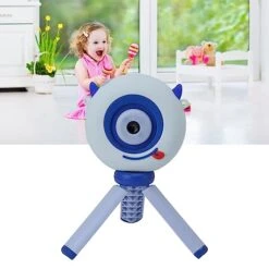 Kids Mini Play Camera, Dual Lens Kids Camera Toy For Birthday Gift (Blue)