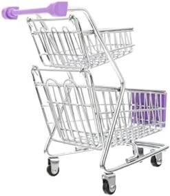 Miniature Supermarket Cart Mini Shopping Cart Plastic Playes Mini For Mini Target Shopping Cart Wheelbarrow Miniature Supermarket Cart Small Shopping Cart Shopping Cart Storage -Folkmanis Toys Shop 4136cwMjUgL. AC