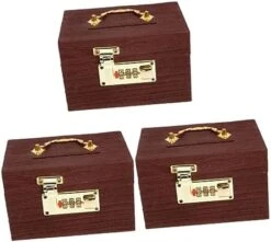 Holibanna 4pcs Box Candies Holder Container Pot Gifts Toys Bank Adults Gift Wood Items Decor Organizer Storing Money Pirate Tarot Savings - Inch X Vintage For Keepsakes Rewards -Folkmanis Toys Shop 413Gq2khTeL. AC