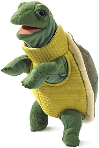 Folkmanis Turtleneck Turtle Hand Puppet 7 Folkmanis Turtleneck Turtle Hand Puppet - Image 5