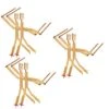 SAFIGLE 6 Sets DIY Pull Doll Dolls Set Craft Sets Kids Suits DIY Toy Kit Hand Made Puppet Kit Desktop Fighting Puppet Bamboo Bamboo Material Package Child Craft Kit For Kids -Folkmanis Toys Shop 413SatYWi6L