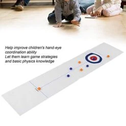 Plplaaoo Tabletop Games, Tabletop Curling Game,Mini Curling Game,Table Curling Game,Foldable Tabletop Curling Game Portable Children Adult Party Curling Ball Game Toy,for Kids, Adults & Family -Folkmanis Toys Shop 413f0lVEEFL