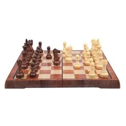 LIUHUI Crafted Chesspiece Magnetic Chess Set Plastic Chess Board With Plastic Pieces Foldable Travel Chess Game Set For Beginner Teenager Chess Set In Toys ( Size : 28cm/11in )