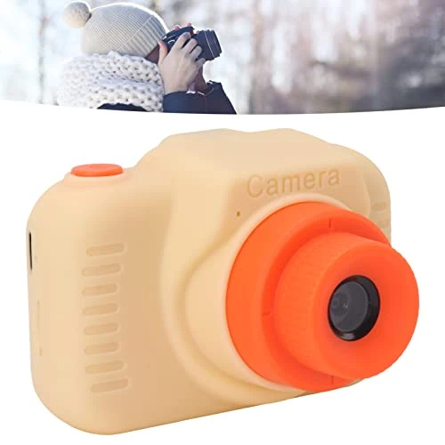 Kids Video Camera, Portable Dual Lens Camera 8X Zoom Toy 1080P With 32G Card For Travel (Beige) 4 Kids Video Camera, Portable Dual Lens Camera 8X Zoom Toy 1080P With 32G Card For Travel (Beige) - Image 2