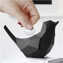 Piggy Bank For Boys Girls Kids Money Box Resin Piggy Bank Figurine Craft For Home Decoration Toy For Child Kid Piggy Banks Bird Piggy Banks Furniture Games (Color : Black) 17 Piggy Bank For Boys Girls Kids Money Box Resin Piggy Bank Figurine Craft For Home Decoration Toy For Child Kid Piggy Banks Bird Piggy Banks Furniture Games (Color : Black) -Folkmanis Toys Shop 413lwRyKXmL