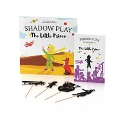 Shadow Play Little Prince Shadow Theater And Shadow Puppets Combo - Educational Toy, Montessori Preschool Learning Toys For Girls And Boys - Easter Birthday Gift Present 3 4 5 6 7 Year Old