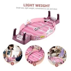 Totority 1 Set Girl Soccer Gifts Soccer Girl Gifts Kids Football Toys Mini Foosball Toy Portable Soccer Game Table Battle Toys Foosball Table For Kids Table Foosball Game Kids Table Toy Abs -Folkmanis Toys Shop 414Iav3JxTL