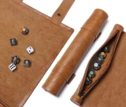 Dice Mat With Storage, 2 In 1 PVC Leather Dice Rolling Tray, Portable DND Dice Game Accessory, Brown 18 Dice Mat With Storage, 2 In 1 PVC Leather Dice Rolling Tray, Portable DND Dice Game Accessory, Brown -Folkmanis Toys Shop 414LaJsdJL. AC