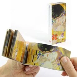 Flipboku - Gustav Klimt's Masterpieces Flipbook - Interactive Animation Toy - With 6 Animated Paintings And AR Feature - Optical Illusions Game - Educational Art Flipbook - For Kids And Adults