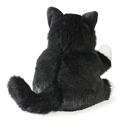 Folkmanis Tuxedo Kitten Hand Puppet, Black; White 4 Folkmanis Tuxedo Kitten Hand Puppet, Black; White - Image 2