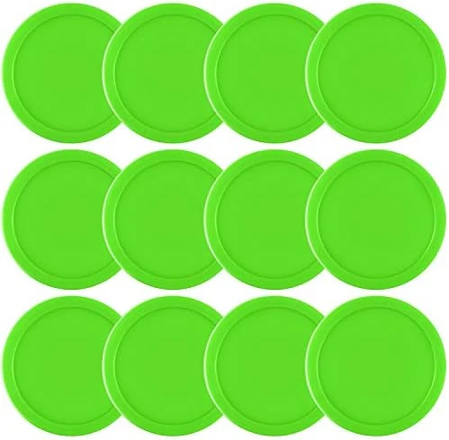 Coopay 12 Pieces Home Air Hockey Pucks 2.5 Inch Heavy Replacement Pucks For Game Tables Equipment Accessories, 12 Grams 9 Coopay 12 Pieces Home Air Hockey Pucks 2.5 Inch Heavy Replacement Pucks For Game Tables Equipment Accessories, 12 Grams - Image 7