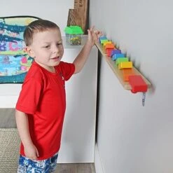 MEAVIA Wooden Falling Domino Wall (Pack Of 2); Colorful Toppling Domino Blocks For Kids 13 MEAVIA Wooden Falling Domino Wall (Pack Of 2); Colorful Toppling Domino Blocks For Kids -Folkmanis Toys Shop 414imxb5FOL