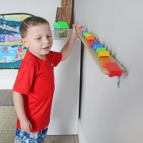 MEAVIA Wooden Falling Domino Wall (Pack Of 2); Colorful Toppling Domino Blocks For Kids 8 MEAVIA Wooden Falling Domino Wall (Pack Of 2); Colorful Toppling Domino Blocks For Kids - Image 6