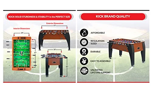 KICK Legend 55" Foosball Table 8 KICK Legend 55" Foosball Table - Image 6