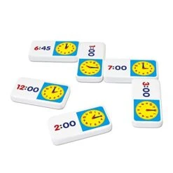 Junior Learning JL486 Time Dominoes -Folkmanis Toys Shop 415266509pL