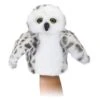 Folkmanis Little Snowy Owl Little Puppet, White, Gray, Black -Folkmanis Toys Shop 415Er953pwL