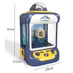 Kid Claw Machine, Arcade Game Candy Grabber Machine With 20 Dolls And 60 S Countdown, Cool Music Lighting And 2 Kinds Power Supply Modes, 360° Grabbing Ignite Atmosphere, For Gifting -Folkmanis Toys Shop 415Gbth3AgL