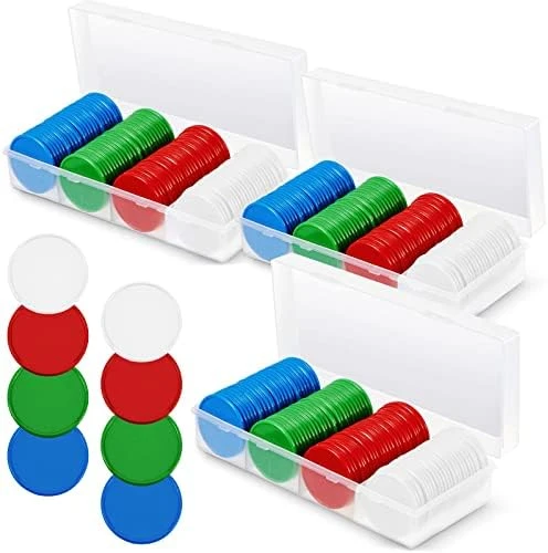 300 Pieces Plastic Poker Chips With Storage Box Counters Chip Poker Chips Set For Adults Poker Game Counters Kids Play Game Bingo Learning Math Counting 9 300 Pieces Plastic Poker Chips With Storage Box Counters Chip Poker Chips Set For Adults Poker Game Counters Kids Play Game Bingo Learning Math Counting - Image 7