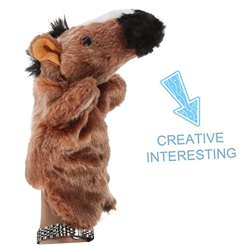 Storytelling Puppet 2pcs Hand Puppet Early Education Toy Toddler Toys Toddlers Toys Fairy Tale Toy Decorate Adorable Horse Hand Puppet Plush Puppets For Kid Parent-Child 4 Storytelling Puppet 2pcs Hand Puppet Early Education Toy Toddler Toys Toddlers Toys Fairy Tale Toy Decorate Adorable Horse Hand Puppet Plush Puppets For Kid Parent-Child - Image 2