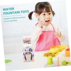 Totority 2pcs Mini Water Dispenser Drink Dispenser Toy Candy Dispenser Machine For Desk Kids Pretend Play Toy Mini Accessories Cosplay Accessories Kids Toys Kids Kitchen Game Toy Taste Baby -Folkmanis Toys Shop 415a6tudYsL