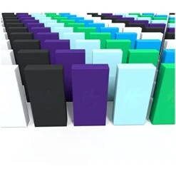 Spin Master Games H5 Domino Creations, 180-Piece Dominoes By Lily Hevesh Colorful 3-Pack Bundle Of 60-Piece Packs, Family Game For Adults And Kids Ages 5 And Up -Folkmanis Toys Shop 415fqxUwT8L