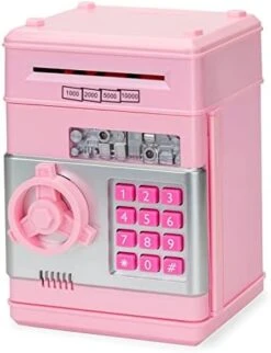 Pink Piggy Bank Cash Coin Can ATM Bank Electronic Coin Money Bank Money Saving Box For Teen Girl Toy Age 4 8 10 12 With Password Code Lock For Kids 4 7 8 9 10 11 Year Old Girl Gift Hot Best Gifts Idea -Folkmanis Toys Shop 415iwsUoQcL. AC