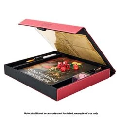 Arcane Tinmen Dragon Shield RPG – Player Companion: Blood Red - Durable And Sturdy – Dice Tray & Player Storage Box – Tabletop RPG TTRPG – Dungeons And Dragons DND D&D (AT-50014) -Folkmanis Toys Shop 415j5vEM8yL