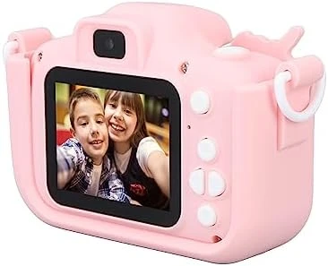Kids Video Camera, Video Camera Toy Video Recording Automatci Shutdown 2.0in IPS Screen 8X Focusing Selfie Rechargeable Fun Playing For 3-12 Years Old (Pink) 9 Kids Video Camera, Video Camera Toy Video Recording Automatci Shutdown 2.0in IPS Screen 8X Focusing Selfie Rechargeable Fun Playing For 3-12 Years Old (Pink) - Image 7