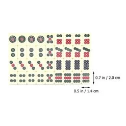 ABOOFAN 1set Board Version Carrying Mahjongg Table Mah-jongg Party Chinese Outdoor Travel Traditional Small Tile Tiles Dice Mah Game Leisure Toy Jong Home Jongg Mah- Dorm For With Family -Folkmanis Toys Shop 415vO2gaVVL