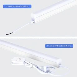 ELEKICO 4FT Led Shop Light, 22w 2500lm 6500k Linkable 4ft Led Shop Lights With Plug On/Off Power Cord, T5 Integrated 4ft Led Fixture,4 Foot Led Shop Lights For Garage 6 Pack -Folkmanis Toys Shop 415w0quWYVL