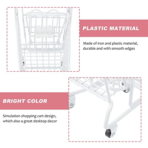 NUOBESTY Toddler Toys Mini Brands Mini Shopping Cart Supermarket Handcart: Trolley Desk Organizers Pen Pencil Holder Pretend Play Toy For Girls Boy Toddle Gifts Go Cart Mini Brands 4 NUOBESTY Toddler Toys Mini Brands Mini Shopping Cart Supermarket Handcart: Trolley Desk Organizers Pen Pencil Holder Pretend Play Toy For Girls Boy Toddle Gifts Go Cart Mini Brands - Image 2