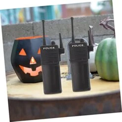 3 Sets 2pcs Simulation Walkie-talkie Prom Gifts Boys Toy Playset Handheld Talkies Halloween Party Supplies Speaker Toy Halloween Supply Trick Props Speakers Black Plastic -Folkmanis Toys Shop 415yl862kmL
