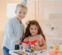 BDDYM Slap Bracelet,86Pcs Party Favors, Party Supplies. Contains 36 Slap Bracelets And 50 Stickers, Perfect For Birthday Part, Class Rewards, Gift Bag Filling And Is A Favorite Gift For Boys Girls -Folkmanis Toys Shop 415zQzZwbwL