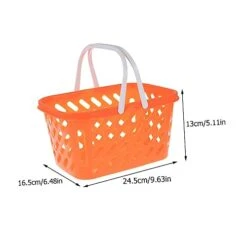 Mini Shopping Basket 3 Sets Shopping Basket Savings Basket Fruit Mini Kids Kids Shopping Pretend Shopping Basket Shopping Pretend Hamburger Pizza Cecilia Groceries Shopping -Folkmanis Toys Shop 41649Ka3EjL