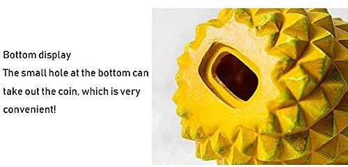 Piggy Bank Children's Toy Money Box Pineapple Shape Resin Piggy Bank Home Decoration Coin Money Box Creative Coin Bank Wine Cabinet Decoration Piggy Banks Furniture Games (Color : Yellow, Size : 9.8 5 Piggy Bank Children's Toy Money Box Pineapple Shape Resin Piggy Bank Home Decoration Coin Money Box Creative Coin Bank Wine Cabinet Decoration Piggy Banks Furniture Games (Color : Yellow, Size : 9.8 - Image 3