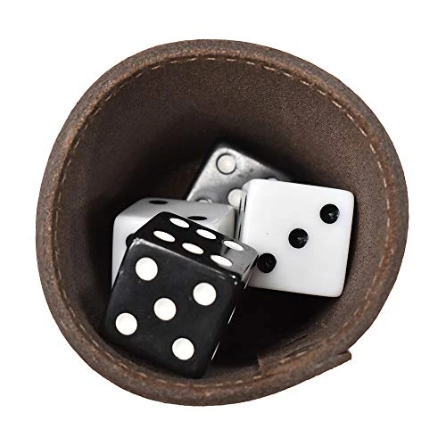 Hide & Drink, Thick Leather Dice Rolling Cup, Party Games, Bar & Casino Accessories, Handmade Includes 101 Year Warranty :: Bourbon Brown 5 Hide & Drink, Thick Leather Dice Rolling Cup, Party Games, Bar & Casino Accessories, Handmade Includes 101 Year Warranty :: Bourbon Brown - Image 3